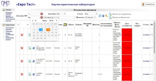Interface for working with research results / Интерфейс для работы с результатами исследования
